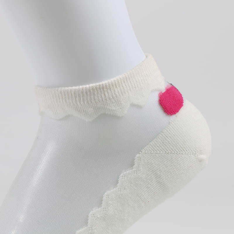 Summer Bow-knot Dantela Lady Sock Factory Femei Sosete confortabile Transparent Crystal Silk