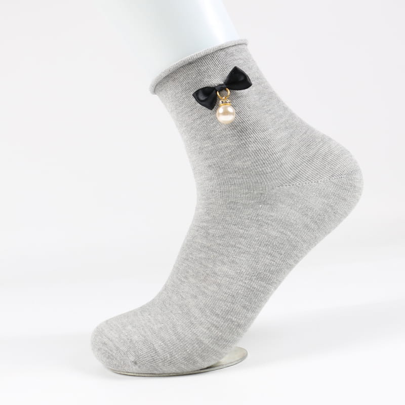 Sosete cu fundă Kawaii de modă Comerț cu ridicata Sock Cartoon Women Socks