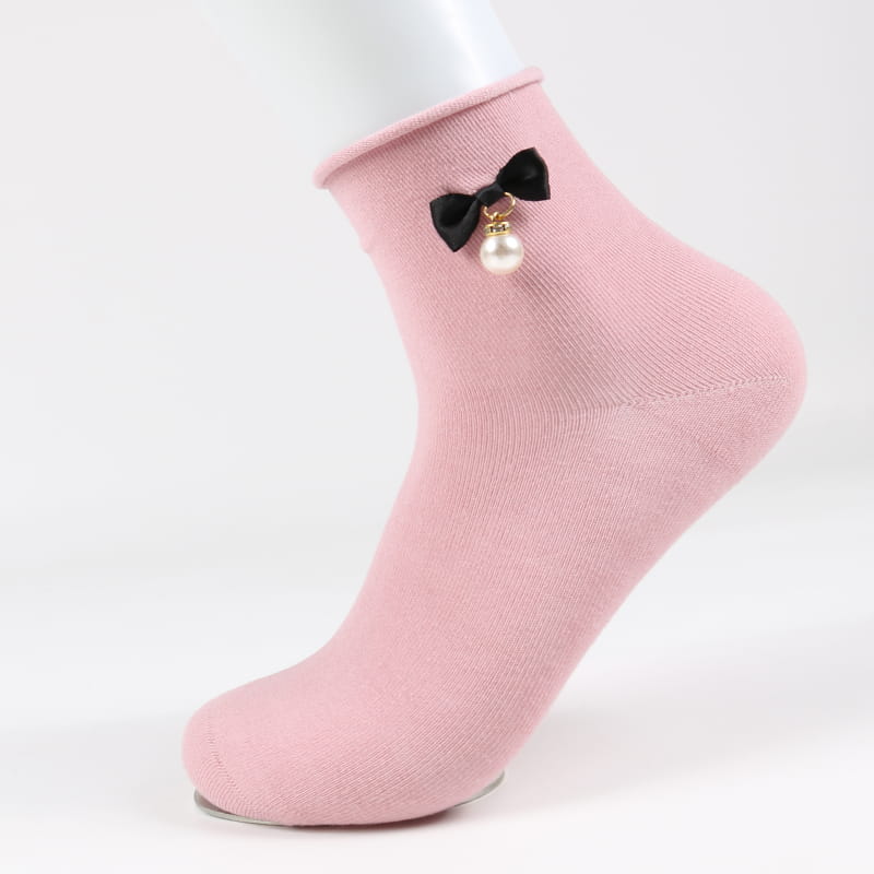 Sosete cu fundă Kawaii de modă Comerț cu ridicata Sock Cartoon Women Socks