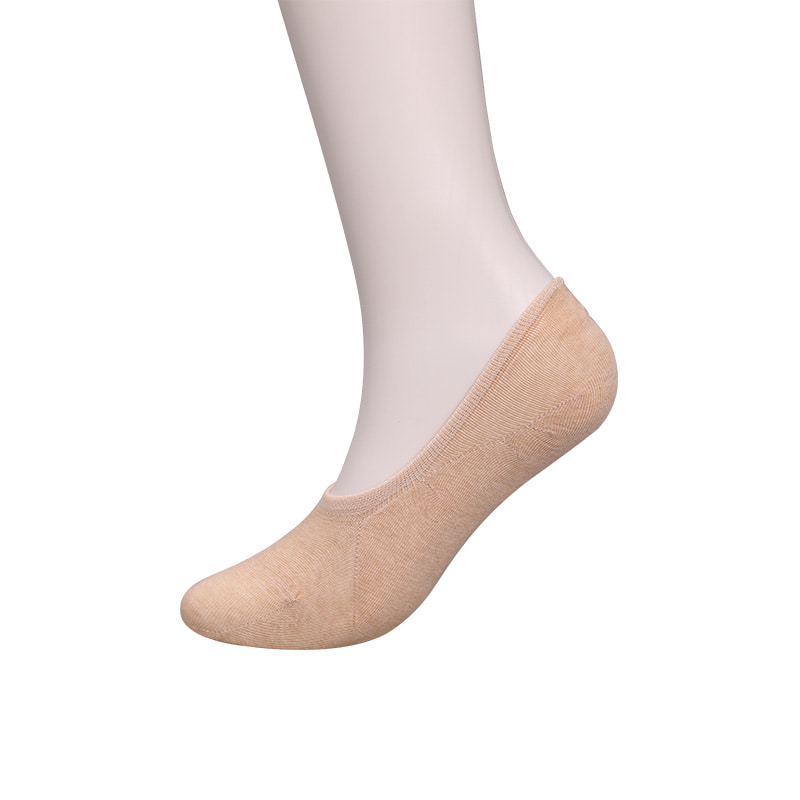 Șosete de damă din bumbac colorat natural, plasă, invizibili, cusuți manual WSD1401