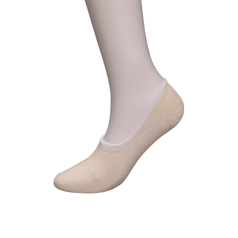 Șosete de damă din bumbac colorat natural, plasă, invizibili, cusuți manual WSD1401