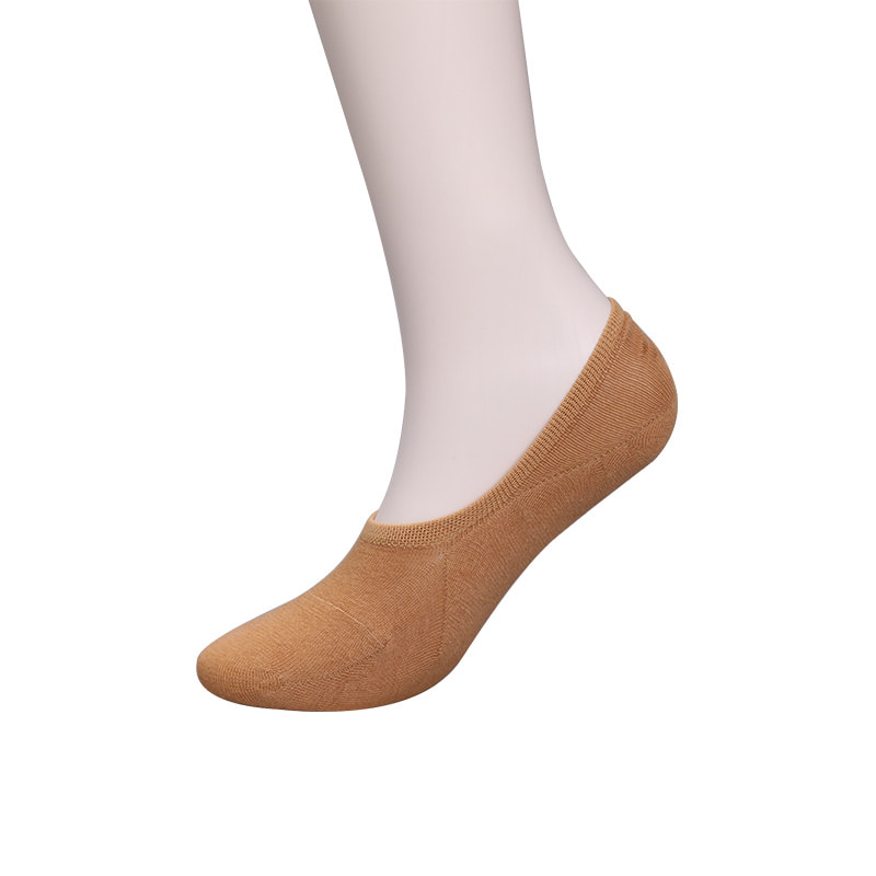 Șosete de damă din bumbac colorat natural, plasă, invizibili, cusuți manual WSD1401
