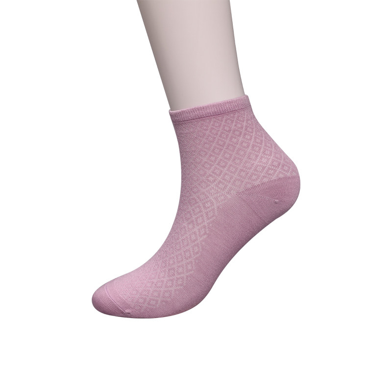 Geantă moale din nailon din fibră de bambus, șosete casual de damă subțiri cu diamante mici, șosete de damă cusute manual WSD1689