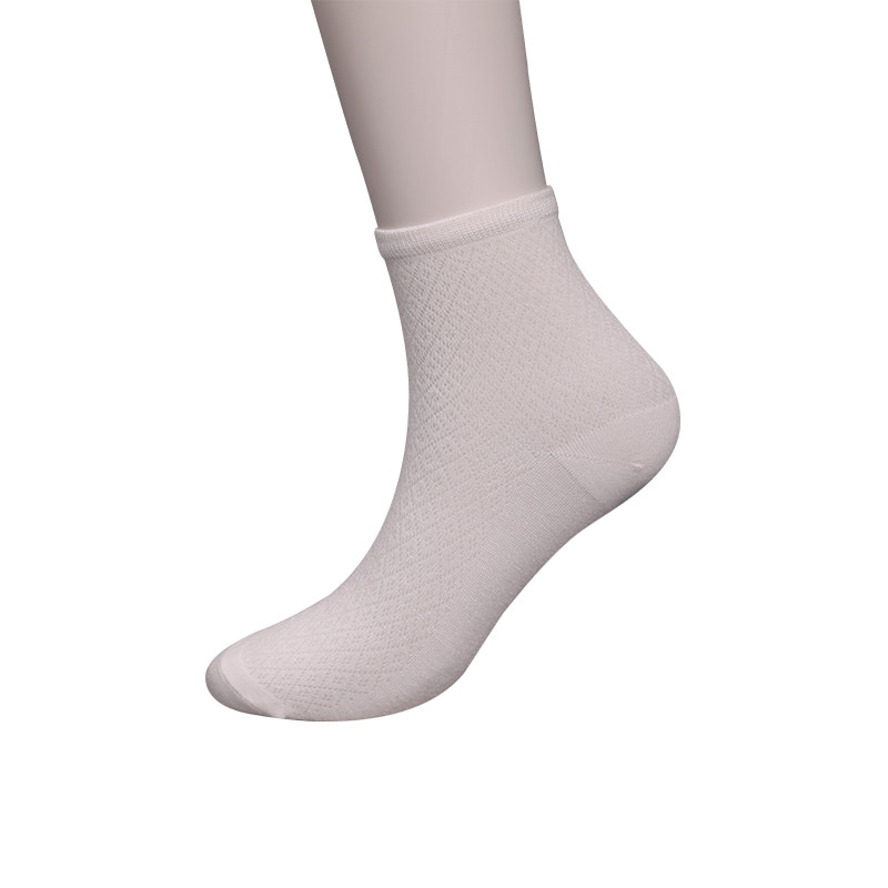 Geantă moale din nailon din fibră de bambus, șosete casual de damă subțiri cu diamante mici, șosete de damă cusute manual WSD1689