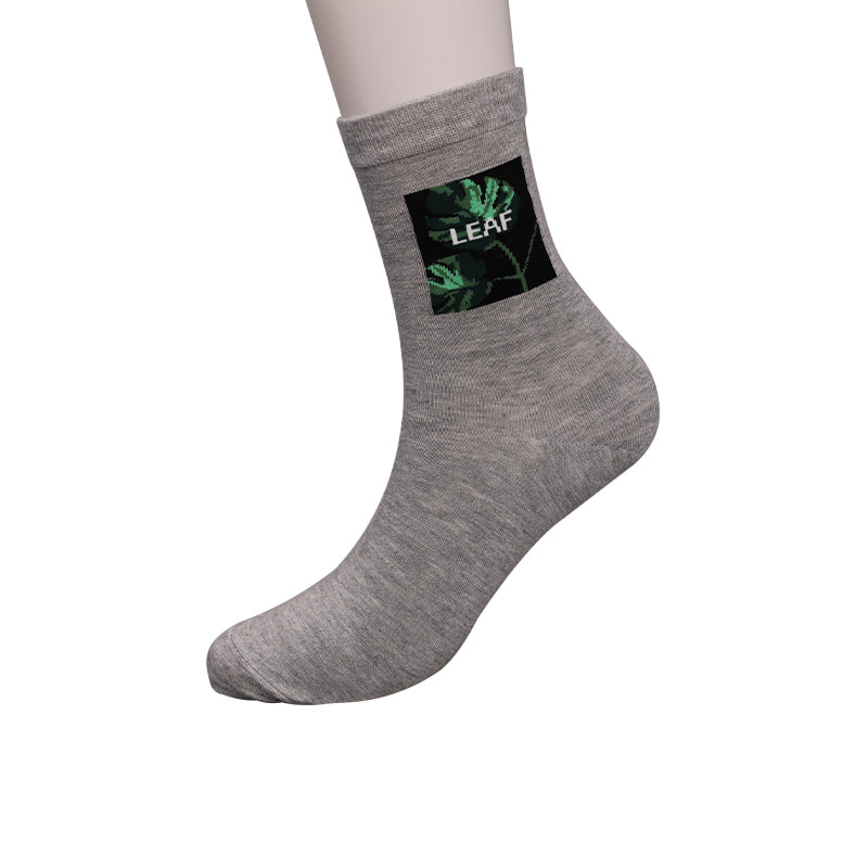 Șosete pentru bărbați de toamnă și iarnă, cusute manual, imitație de spandex, înveliți din nailon din mătase filată moale, cu imprimare 3D, cu jacquard, WSD2850