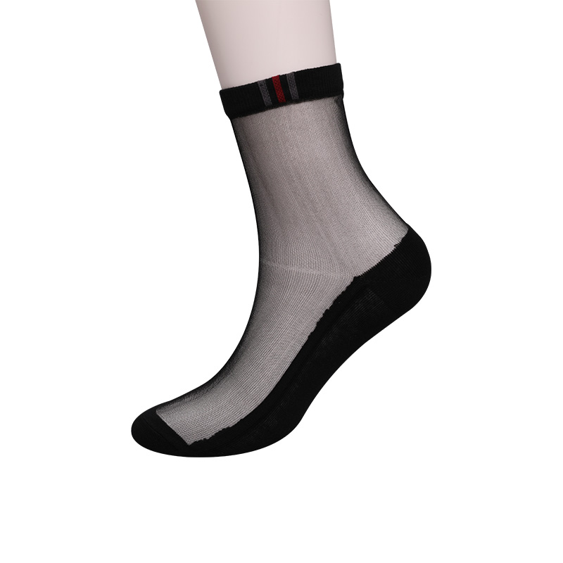 Ciorapi pentru bărbați, casual, de primăvară și vară, din bumbac, cu flori în dungi verticale Luokou, cu tălpi anti-alunecare, ciorapi pentru bărbați WSD2711