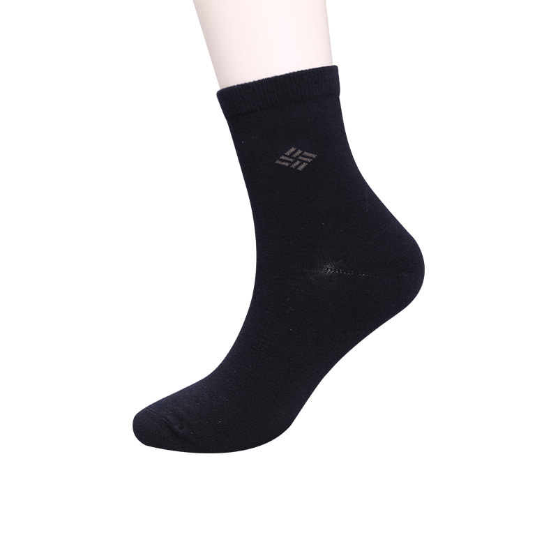 Șosete din bumbac pieptănat, învelite cu amoniac, fire de bumbac 98%, jacquard mici, cusute manual, pentru toamnă și iarnă, șosete pentru bărbați WSD2581