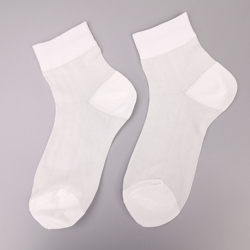 Șosete de damă din nailon transparent de mătase din bumbac de la modă Sosete de damă din mătase transparentă din nailon superfin Sosete de damă din mătase cristalină WSD1946