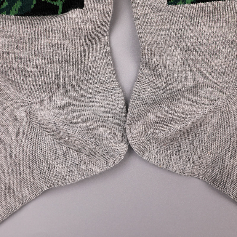 Șosete pentru bărbați de toamnă și iarnă, cusute manual, imitație de spandex, înveliți din nailon din mătase filată moale, cu imprimare 3D, cu jacquard, WSD2850