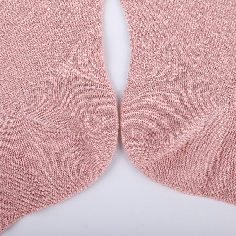 Geantă moale din nailon din fibră de bambus, șosete casual de damă subțiri cu diamante mici, șosete de damă cusute manual WSD1689