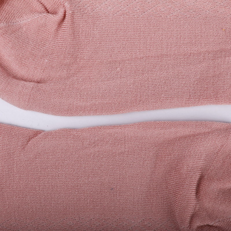 Geantă moale din nailon din fibră de bambus, șosete casual de damă subțiri cu diamante mici, șosete de damă cusute manual WSD1689