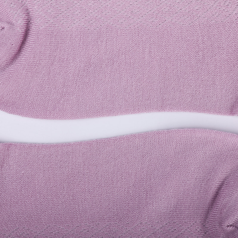 Geantă moale din nailon din fibră de bambus, șosete casual de damă subțiri cu diamante mici, șosete de damă cusute manual WSD1689