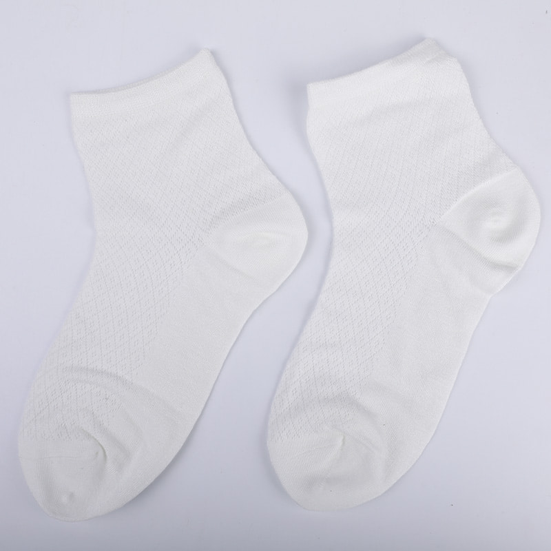 Geantă moale din nailon din fibră de bambus, șosete casual de damă subțiri cu diamante mici, șosete de damă cusute manual WSD1689