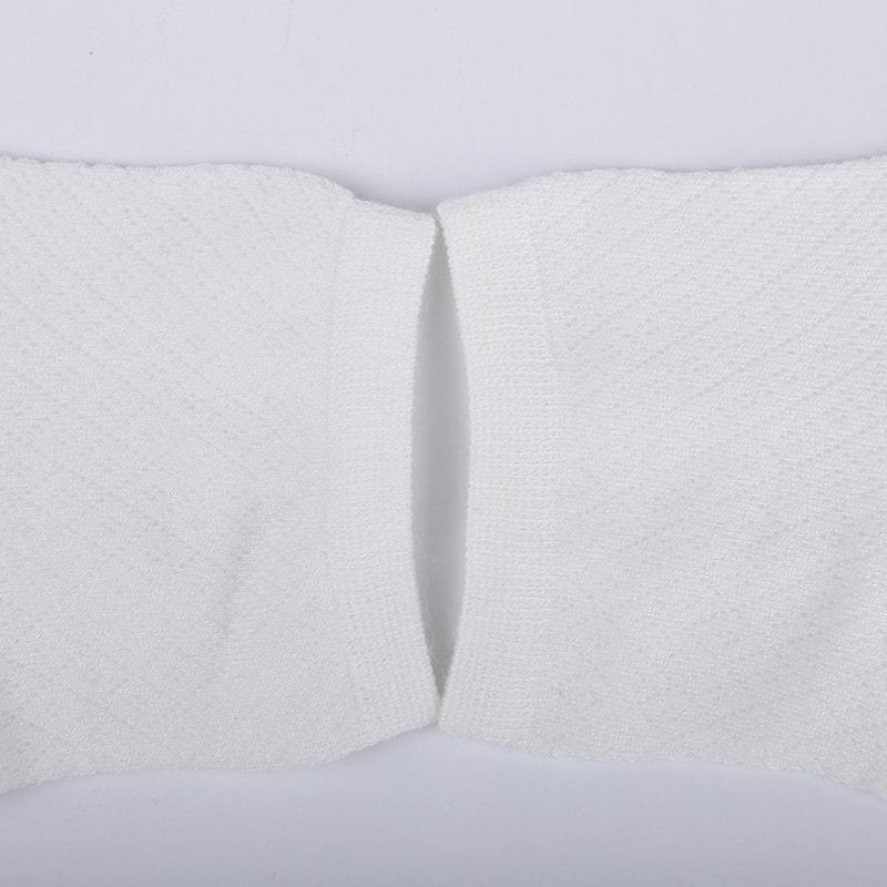 Geantă moale din nailon din fibră de bambus, șosete casual de damă subțiri cu diamante mici, șosete de damă cusute manual WSD1689