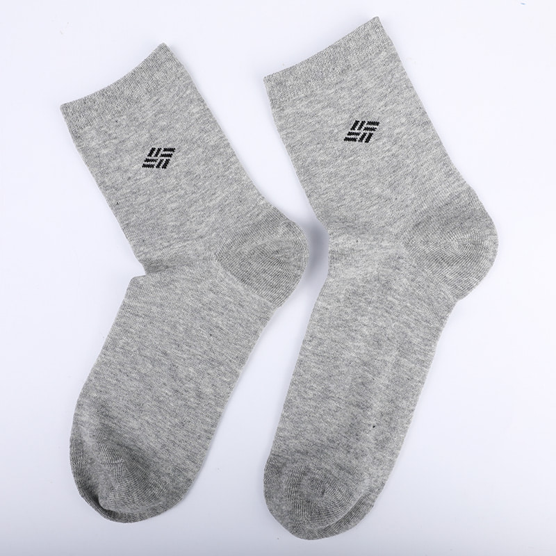 Șosete din bumbac pieptănat, învelite cu amoniac, fire de bumbac 98%, jacquard mici, cusute manual, pentru toamnă și iarnă, șosete pentru bărbați WSD2581